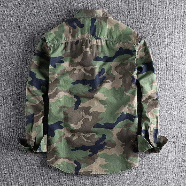 Paulo™ - Denim Camo Shirt