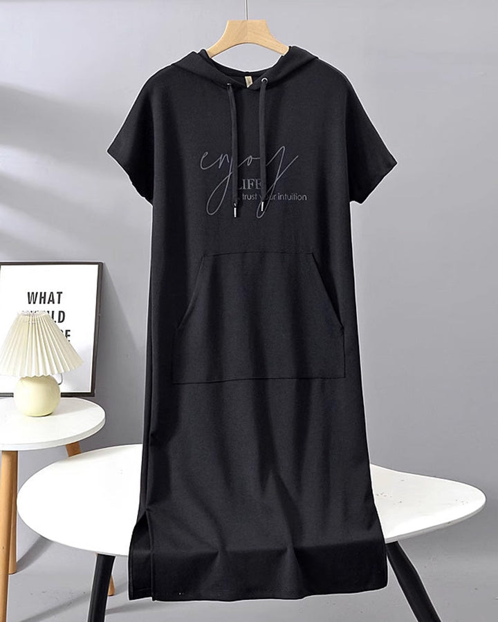 Nadia – Elegantes Kleid Mit Kapuze