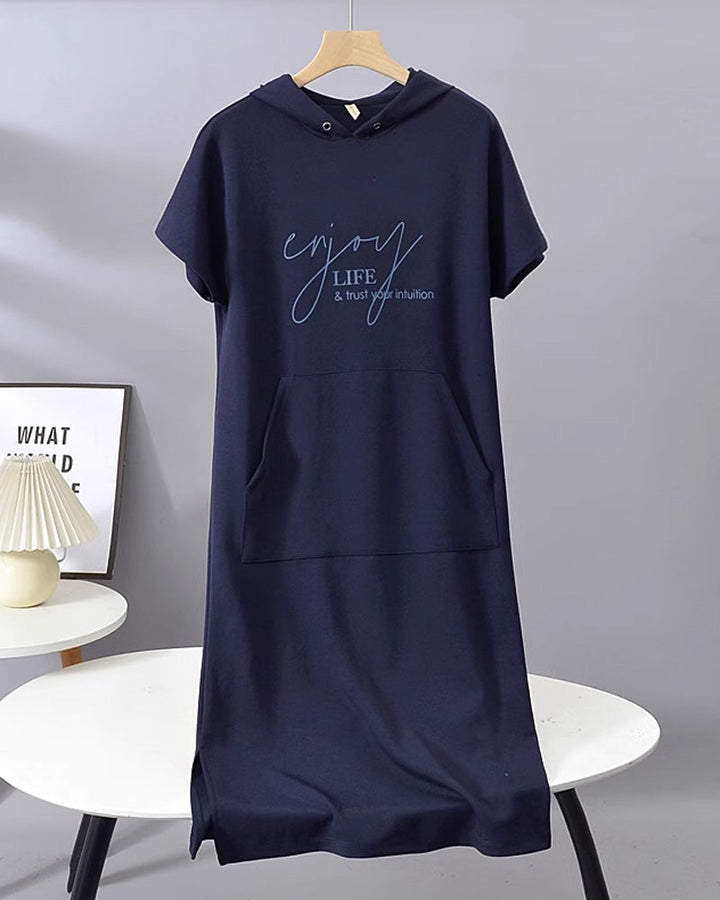 Nadia – Elegantes Kleid Mit Kapuze