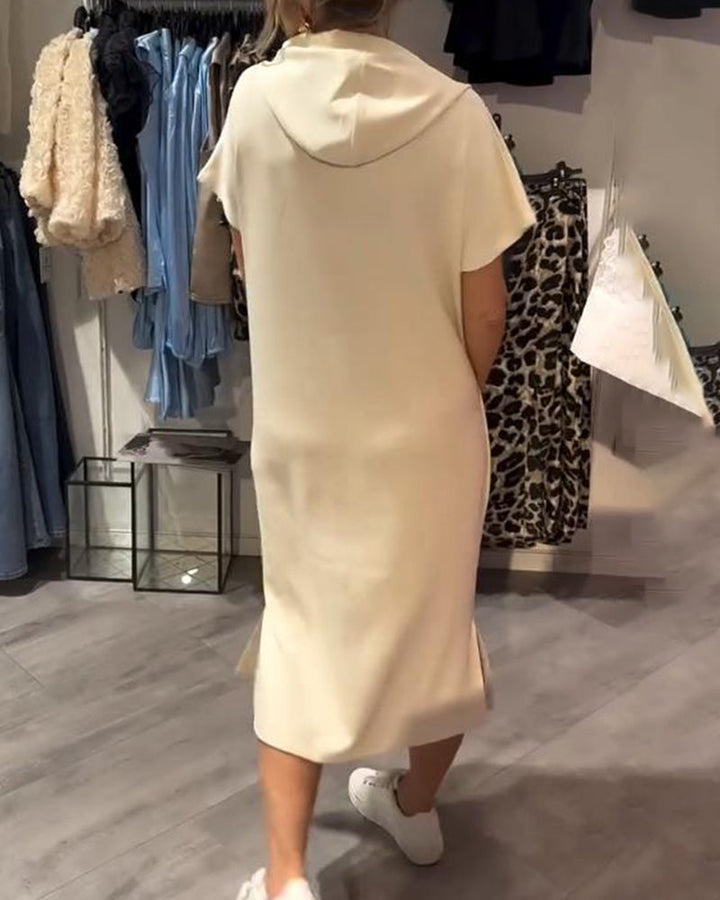 Nadia – Elegantes Kleid Mit Kapuze