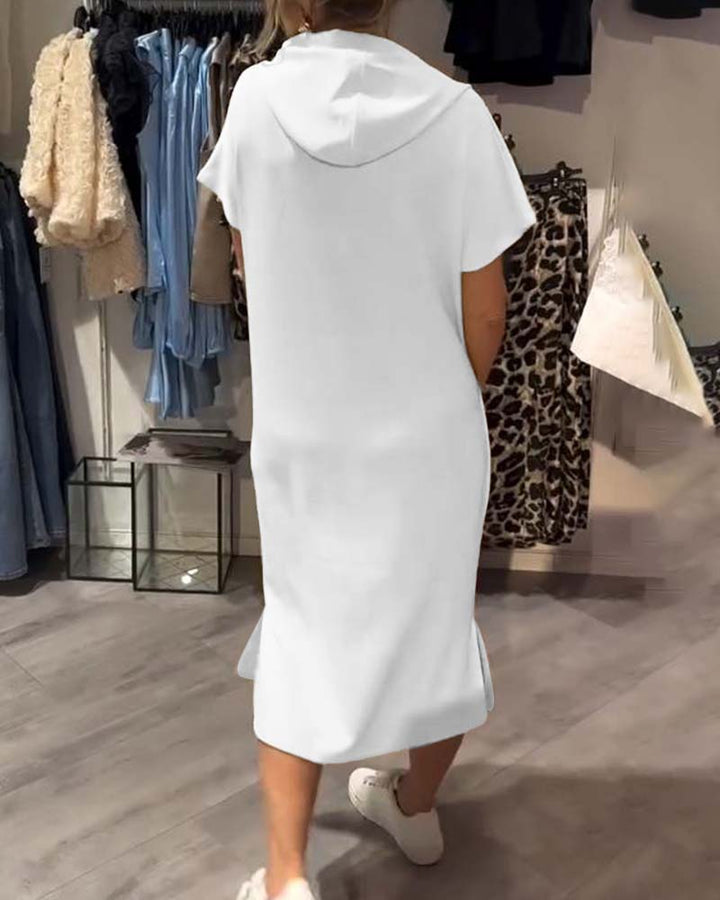 Nadia – Elegantes Kleid Mit Kapuze