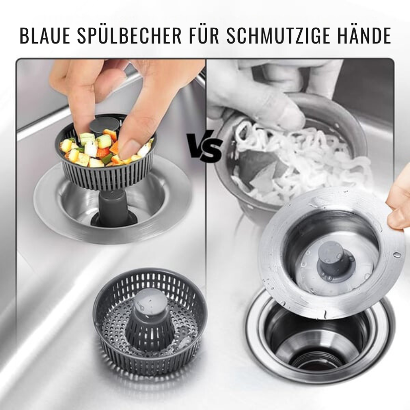 CleanFlow – Neuer Verbesserter Siphon-Siebkorb-Ablauf