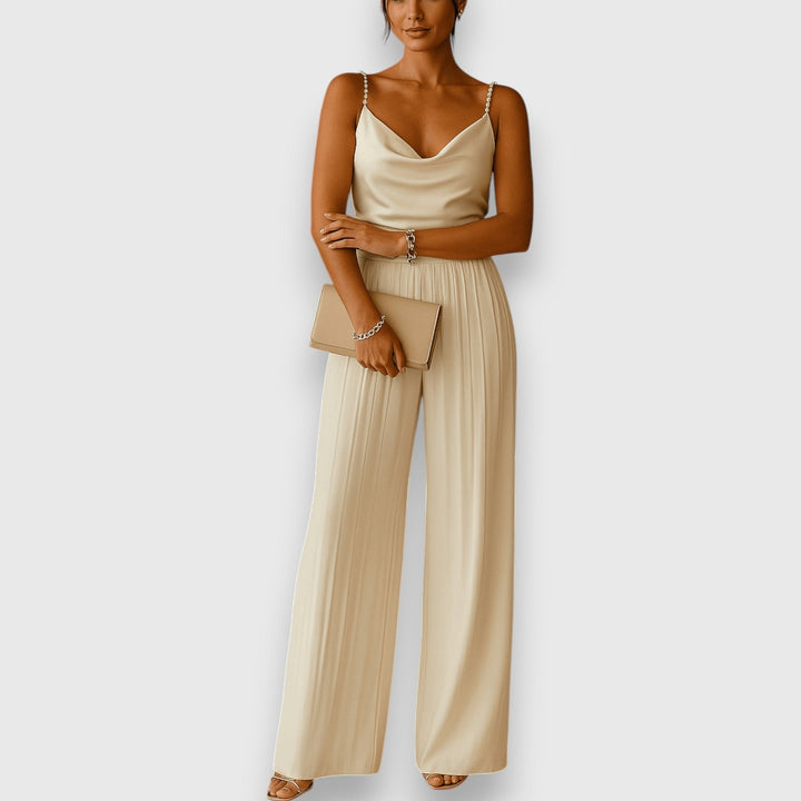 Elona – Ärmelloser Jumpsuit