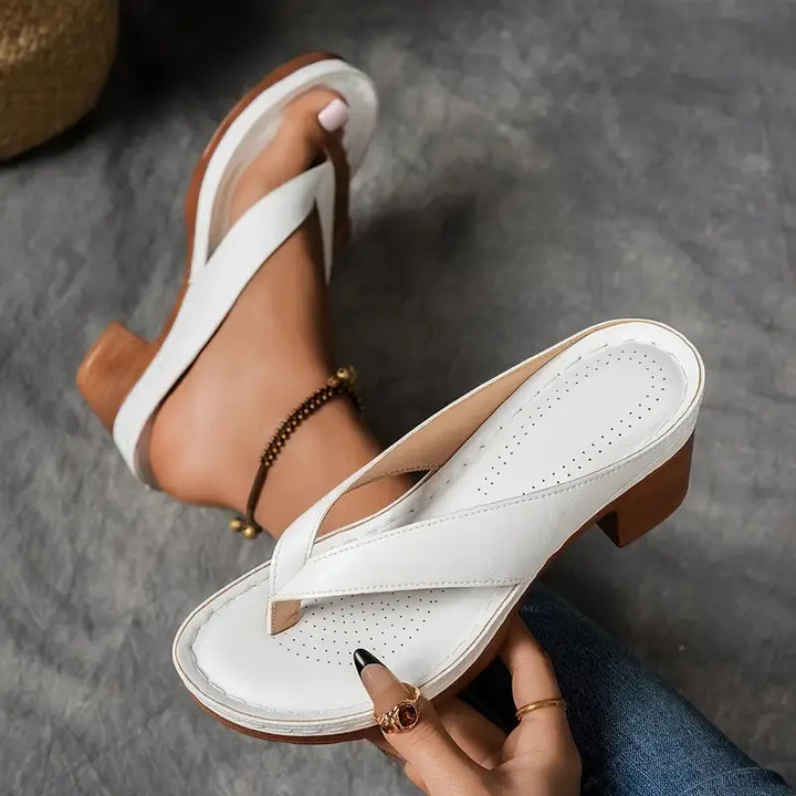 Cinzia - Bequeme Sandalen Mit Dickem Absatz