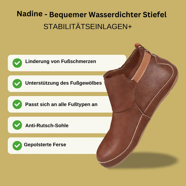 Nadine - Bequemer Wasserdichter Stiefel