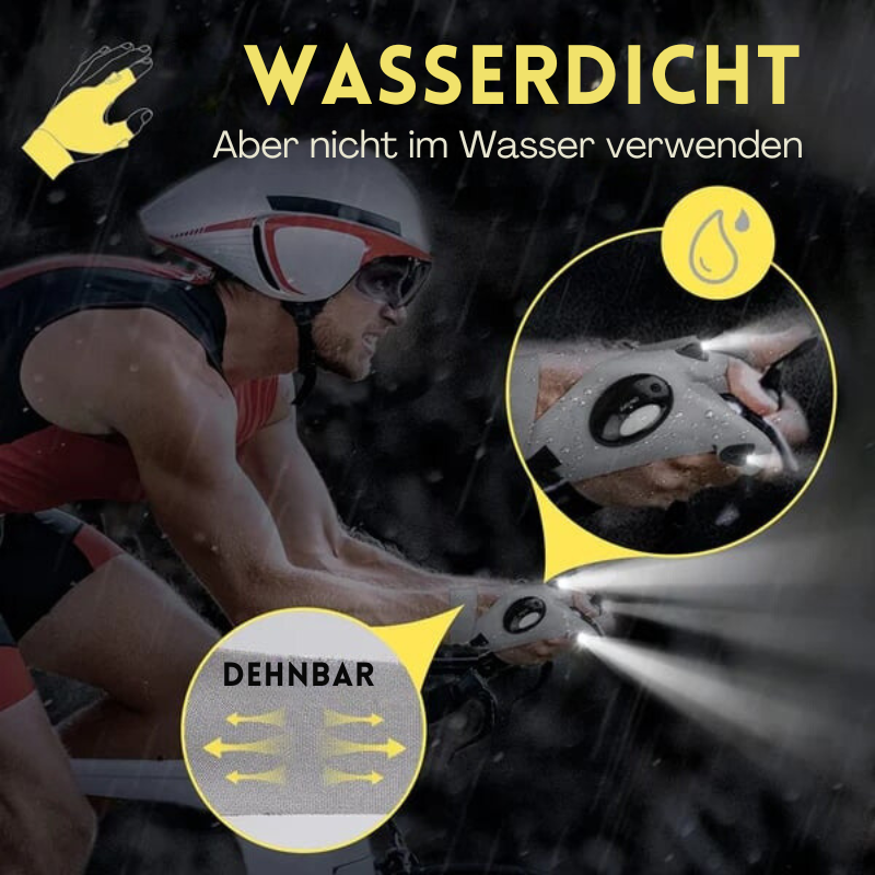 GlowGrip – LED Taschenlampe  Wasserdichte Handschuhe