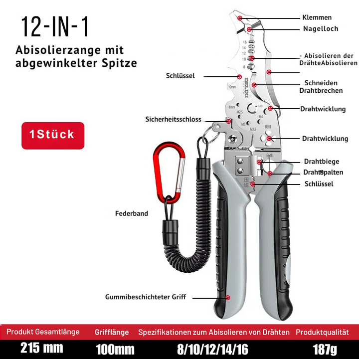 FlexiStrip – Multifunktionale Abisolierzange