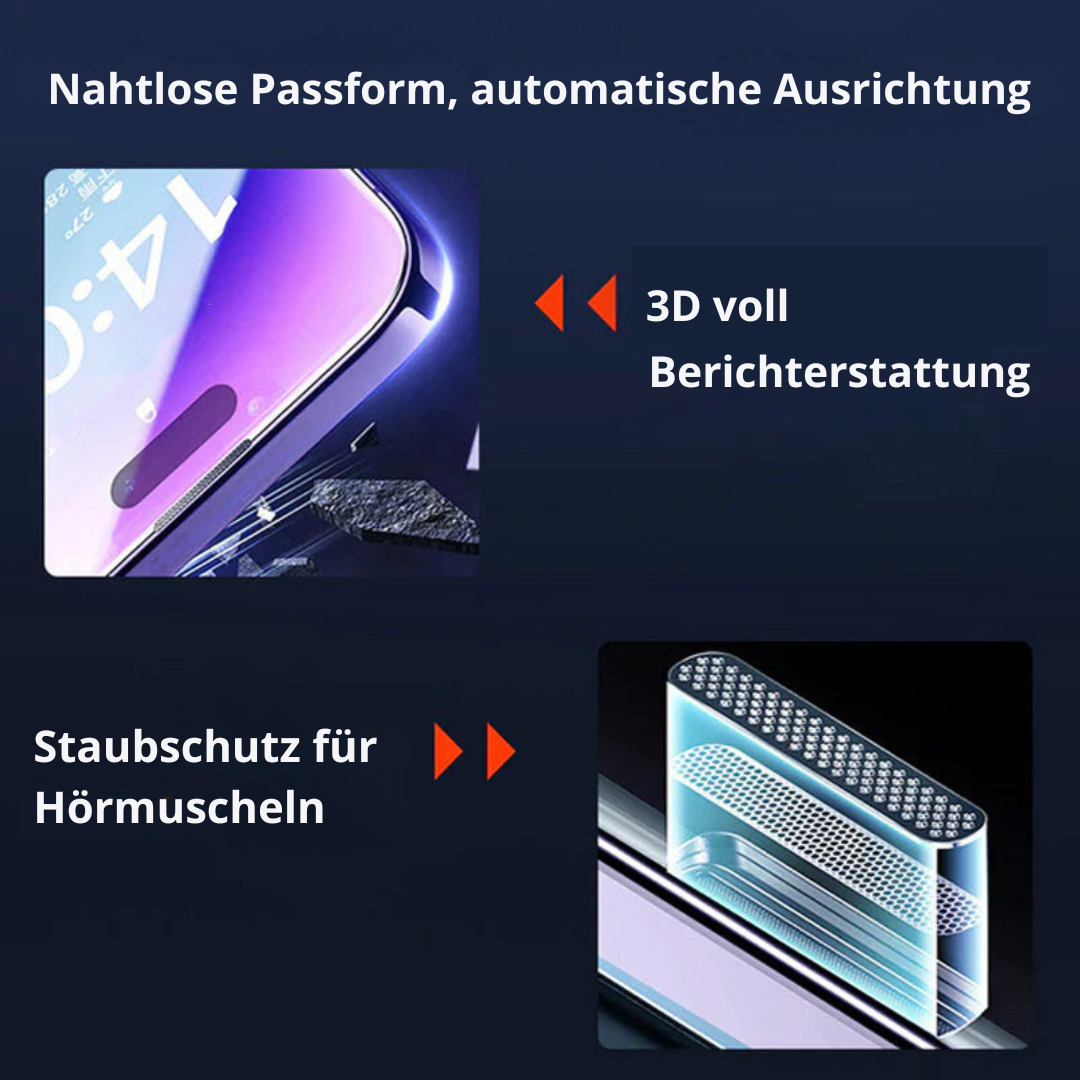 PureScreen – Premium  Ohne Staub Displayschutzfolie