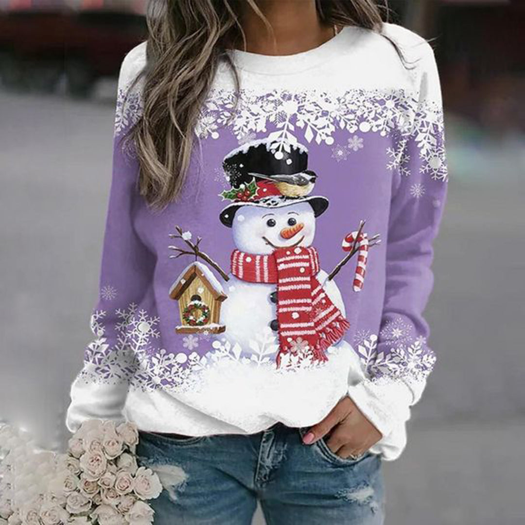 Emina – Weihnachts Schneemann Pullover