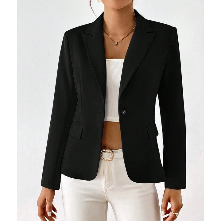 Lucinda – Blazer mit Einem Knopf und Langen Ärmeln