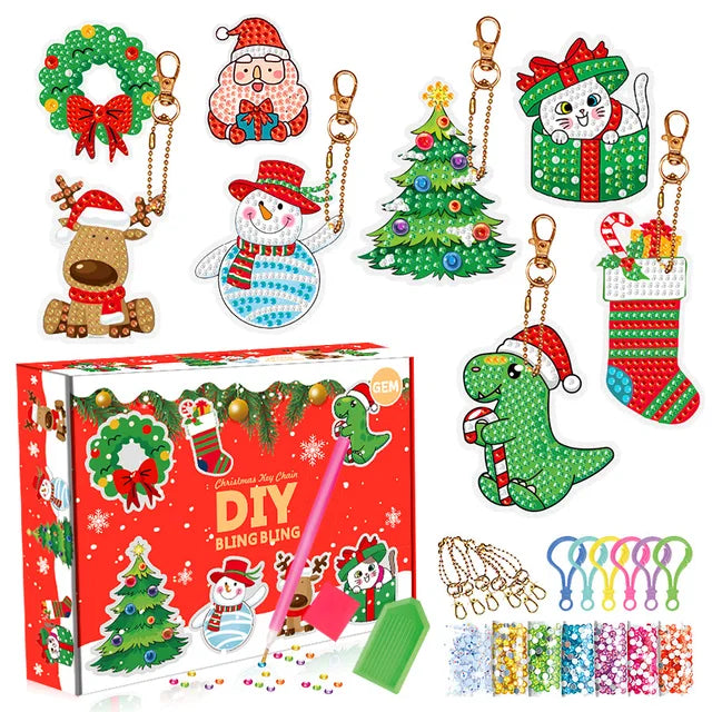 ArtKit - Diamond Kerststijl Stickerset