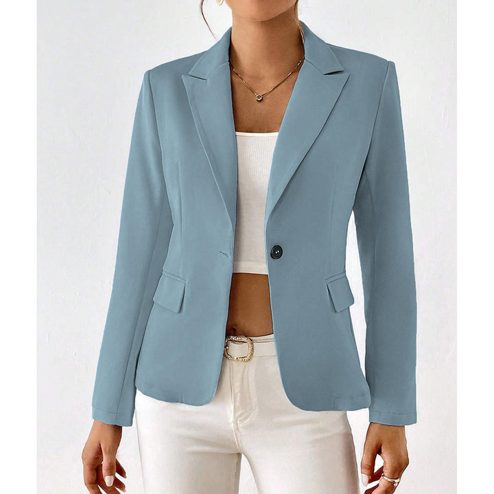 Lucinda – Blazer mit Einem Knopf und Langen Ärmeln