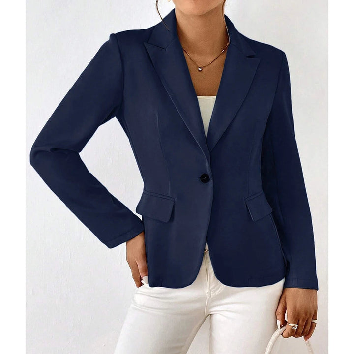 Lucinda – Blazer mit Einem Knopf und Langen Ärmeln