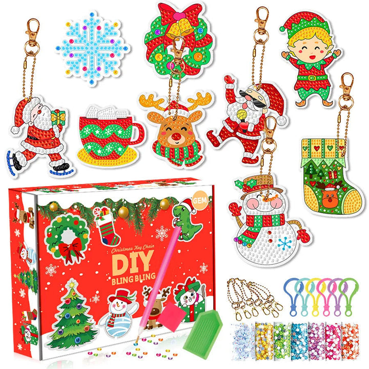 ArtKit - Diamond Kerststijl Stickerset