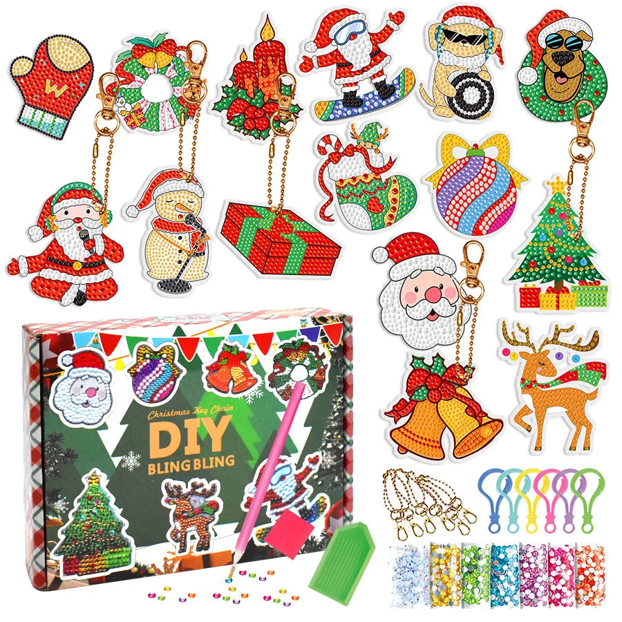 ArtKit - Diamond Kerststijl Stickerset