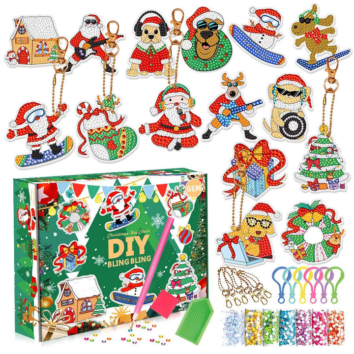 ArtKit - Diamond Kerststijl Stickerset