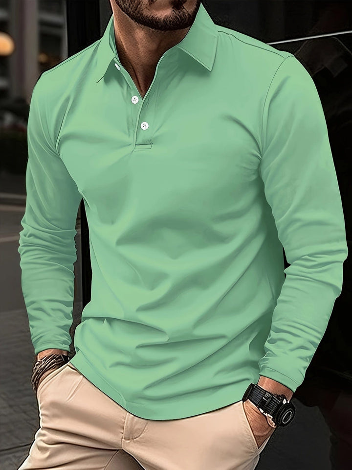 Benjamin - Poloshirt Met Lange Mouwen