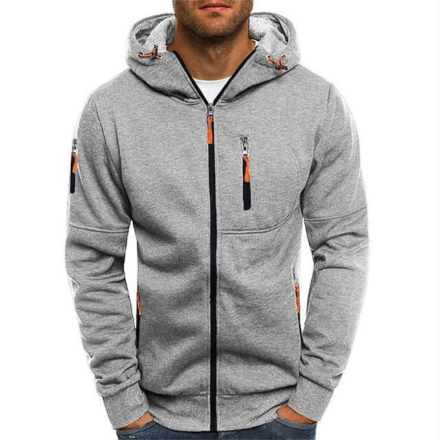 Clark - Reißverschluss Kapuze Strickjacke